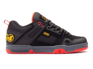 Core Shoes DVS COMANCHE Noir Jaune Rouge | XOE-746235